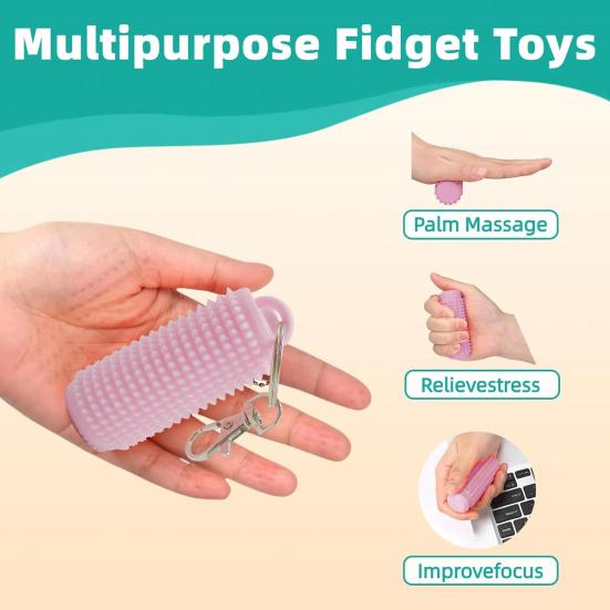 Spiky Grippie Stim Fidget Toy с брелком для снятия стресса для подростков и взрослых, мини-карманный 3D-печатный инструмент для снятия боли, портативный ручной неровный ролик
Spiky Grippie Stim Fidget Toy с брелком для снятия стресса для подростков и взрослых, мини-карманный 3D-печатный инструмент для снятия боли, портативный ручной неровный ролик