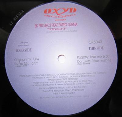 12-дюймовая пластинка SK PROJECT (2) FEAT PATRIX DUENAS - Сегодня OX5043 Oxyd Records Италия Танцевальная и Электронная Б/У
12-дюймовая пластинка SK PROJECT (2) FEAT PATRIX DUENAS - Сегодня OX5043 Oxyd Records Италия Танцевальная и Электронная Б/У