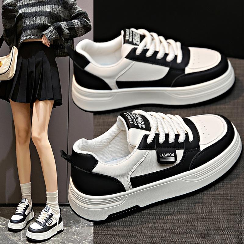 Little White Shoes Women s 2025 Spring New Fashion Versatile Lightweight Leather Muffin Thick-soled Height-increasing Sports and Leisure Board Shoes 40
Little White Shoes Women s 2025 Spring New Fashion Versatile Lightweight Leather Muffin Thick-soled Height-increasing Sports and Leisure Board Shoes 40