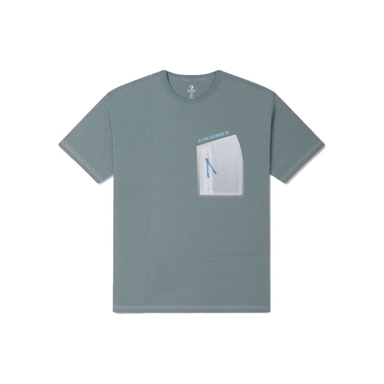 Converse Gradient Zip Pocket Casual Crew Neck Short Sleeve T-Shirt Unisex Tops Grey Green 10025872-A03
Converse Gradient Zip Pocket Casual Crew Neck Short Sleeve T-Shirt Unisex Tops Grey Green 10025872-A03