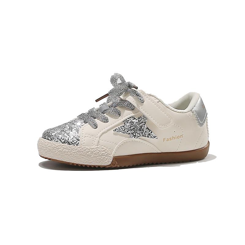 Baby Spring/autumn Fashion Sequined Catwalk Style Cute Students Sneakers Flat Vulcanized Shoes Comfortable Kids Toddler Shoes 25
Baby Spring/autumn Fashion Sequined Catwalk Style Cute Students Sneakers Flat Vulcanized Shoes Comfortable Kids Toddler Shoes 25