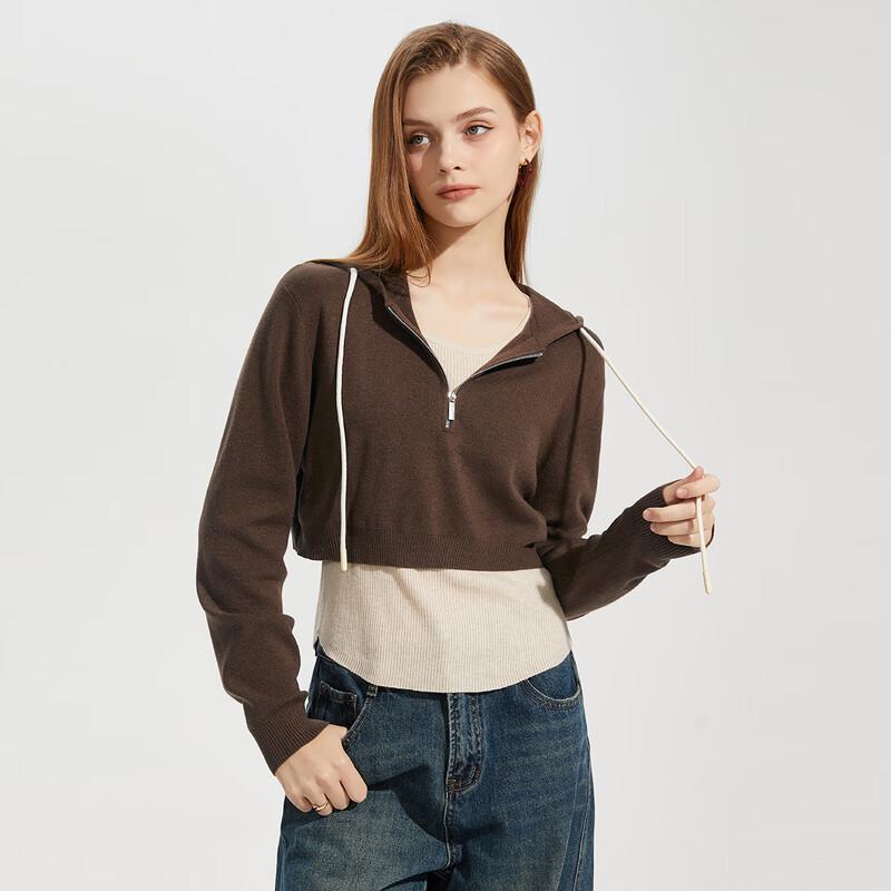 TaTu Women s Long Sleeve Hooded Knitted Sweater F
TaTu Women s Long Sleeve Hooded Knitted Sweater F