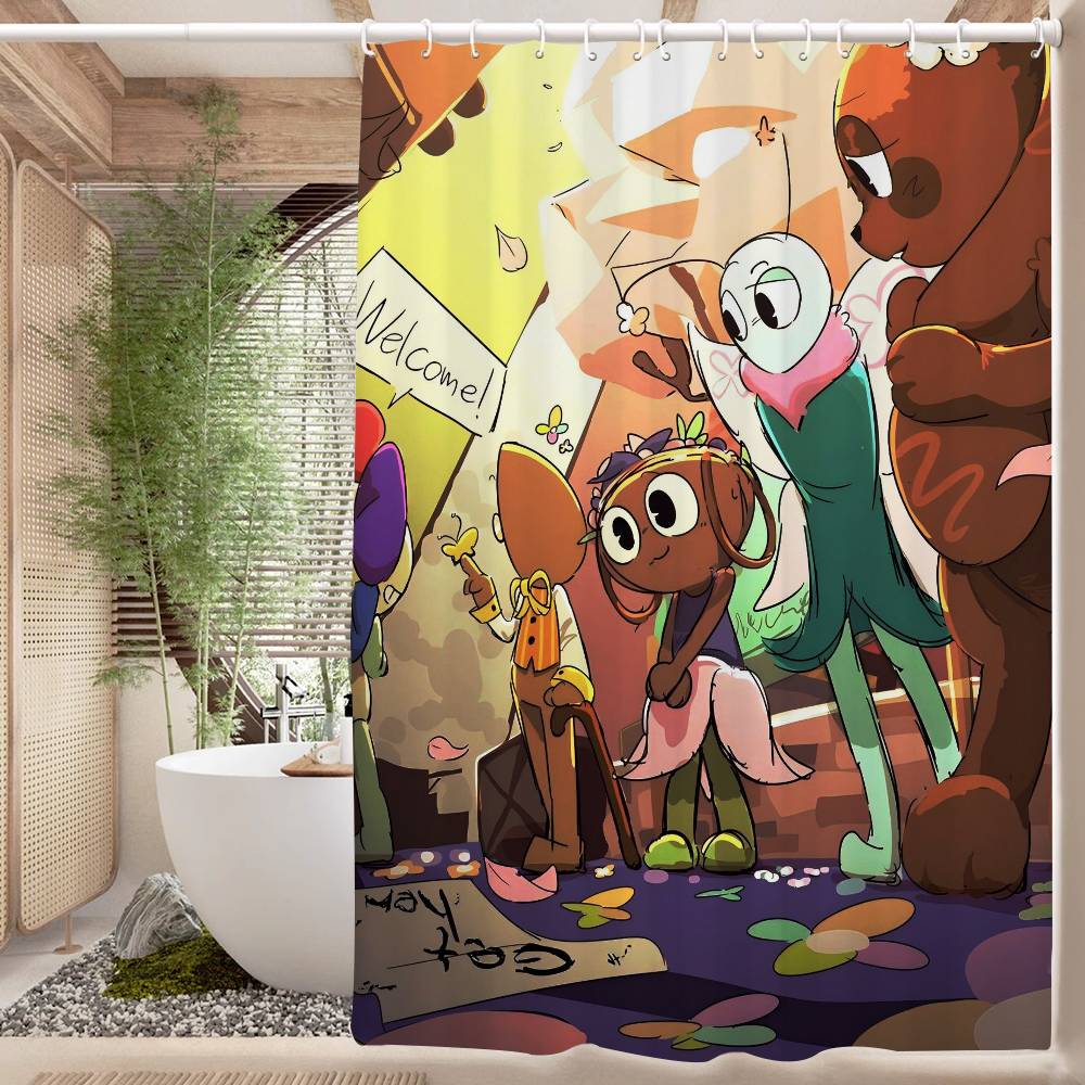 Popular Game D-Dandys World Pretty Shower Curtain Summer Beach Bathroom Decorative Shower Curtain, Waterproof W60H190(CM)-1 Pcs
Popular Game D-Dandys World Pretty Shower Curtain Summer Beach Bathroom Decorative Shower Curtain, Waterproof W60H190(CM)-1 Pcs