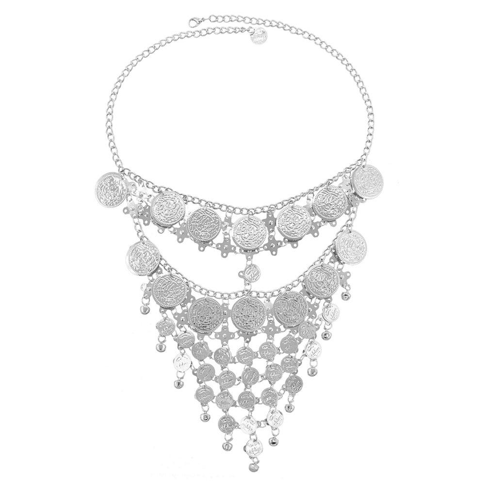 Bohemian Style Pendant Face Chains Luxury Belly Dance Stage Cosplay Photo Photography Silver A
Bohemian Style Pendant Face Chains Luxury Belly Dance Stage Cosplay Photo Photography Silver A