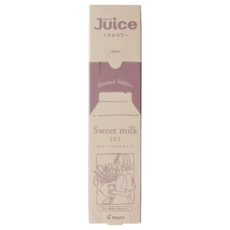 Шариковая ручка Pilot Gel Ink Juice Dull Color Set Sweet Milk Vanilla 0,5 мм (Комплект 60EFA2-6CKUS)
Шариковая ручка Pilot Gel Ink Juice Dull Color Set Sweet Milk Vanilla 0,5 мм (Комплект 60EFA2-6CKUS)
