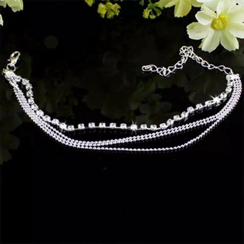Multi layer Chain Accessory Grab Chain Garden Bead Versatile Sparkling Water Diamond Foot Chain 20+5cm
Multi layer Chain Accessory Grab Chain Garden Bead Versatile Sparkling Water Diamond Foot Chain 20+5cm