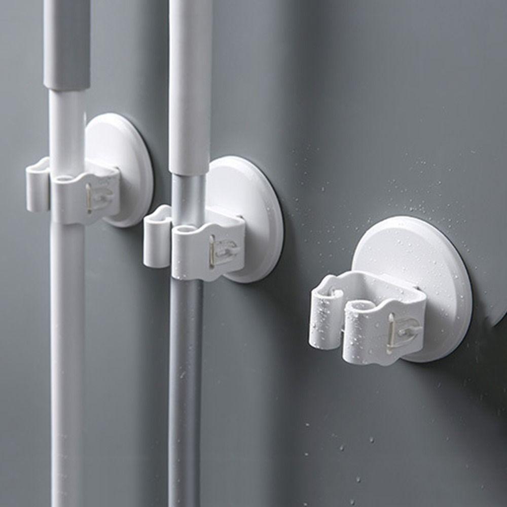 Пластиковый держатель для швабры настенная стойка для хранения швабры креативная вешалка для щеток и метел ванная комната
Пластиковый держатель для швабры настенная стойка для хранения швабры креативная вешалка для щеток и метел ванная комната