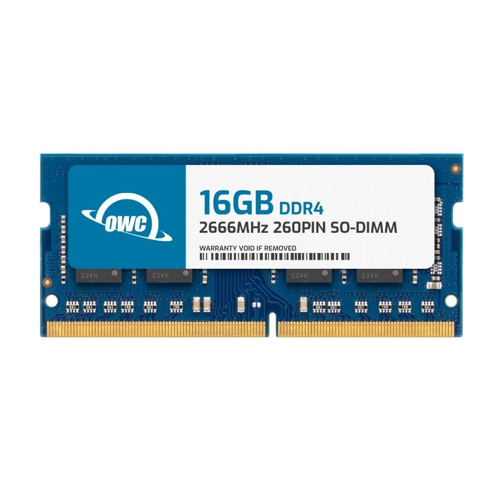 OWC 16GB DDR4 2666 CL19 2Rx8 260pin SODIMM Memory RAM Module Upgrade Compatible with QNAP PC4-21300 1.2V Non-ECC TS-873 TS-932PX TS-932X TVS-473
OWC 16GB DDR4 2666 CL19 2Rx8 260pin SODIMM Memory RAM Module Upgrade Compatible with QNAP PC4-21300 1.2V Non-ECC TS-873 TS-932PX TS-932X TVS-473