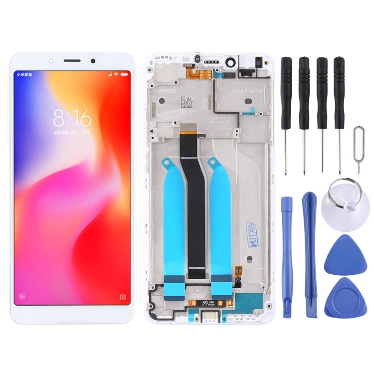 TFT РК-екран для Xiaomi Redmi 6A / Redmi 6 Дигітайзер у зборі з рамкою білий
TFT РК-екран для Xiaomi Redmi 6A / Redmi 6 Дигітайзер у зборі з рамкою білий
