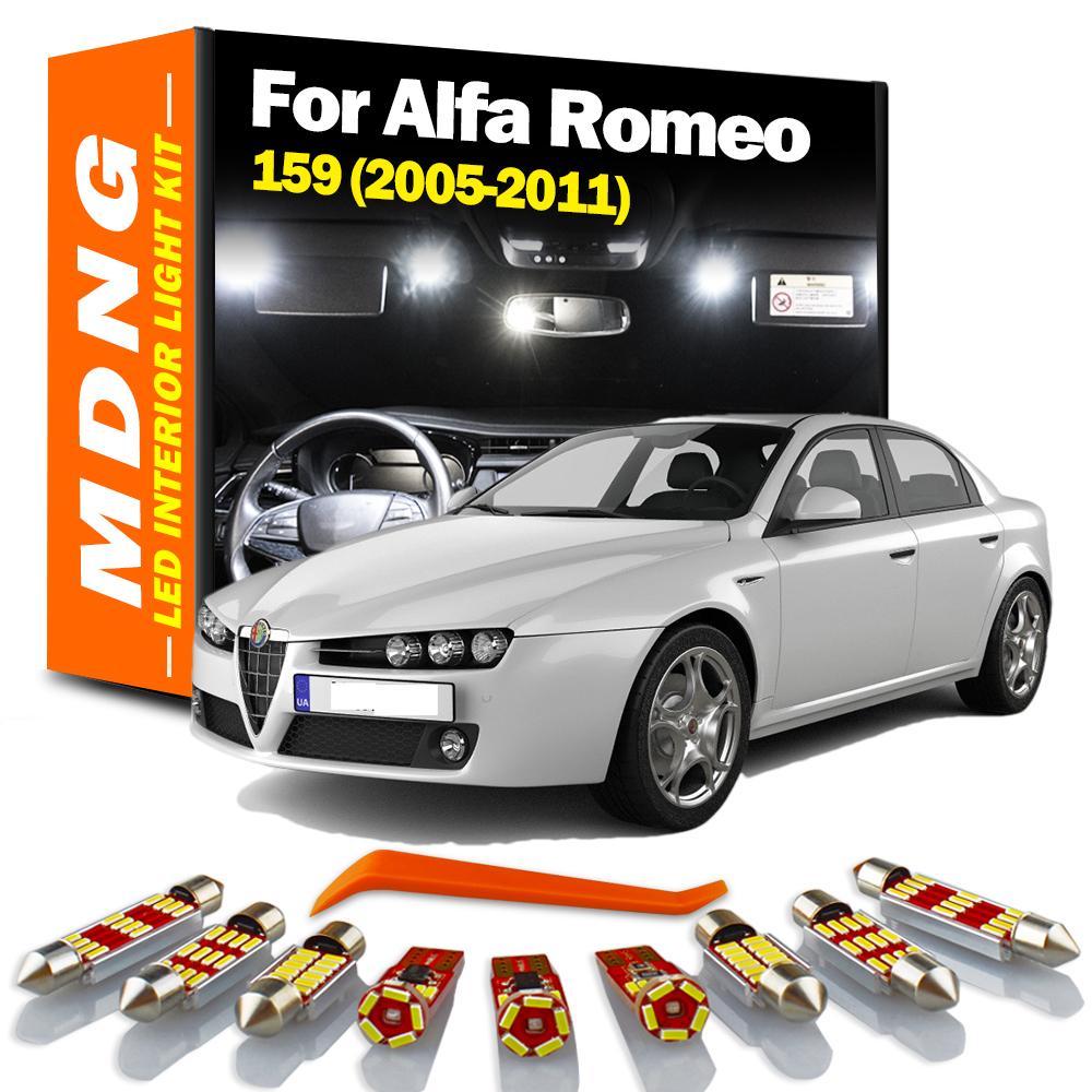 МДНГ 15 шт. для Alfa Romeo 159 (2005-2011) Светодиодные лампы Canbus для автомобиля, внутренняя карта, купол, бардачок, комплект освещения, автомобильная лампа
МДНГ 15 шт. для Alfa Romeo 159 (2005-2011) Светодиодные лампы Canbus для автомобиля, внутренняя карта, купол, бардачок, комплект освещения, автомобильная лампа