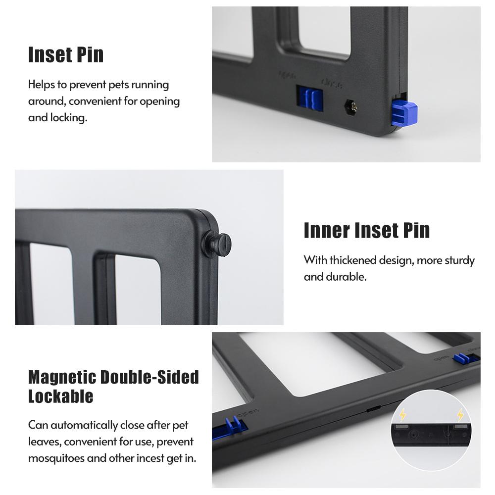 Pet Dog Screen Door Entrance Magnetic Automatic Self Closing Double Sided Lockable Gate for Dogs Adult Cats чёрный
Pet Dog Screen Door Entrance Magnetic Automatic Self Closing Double Sided Lockable Gate for Dogs Adult Cats чёрный