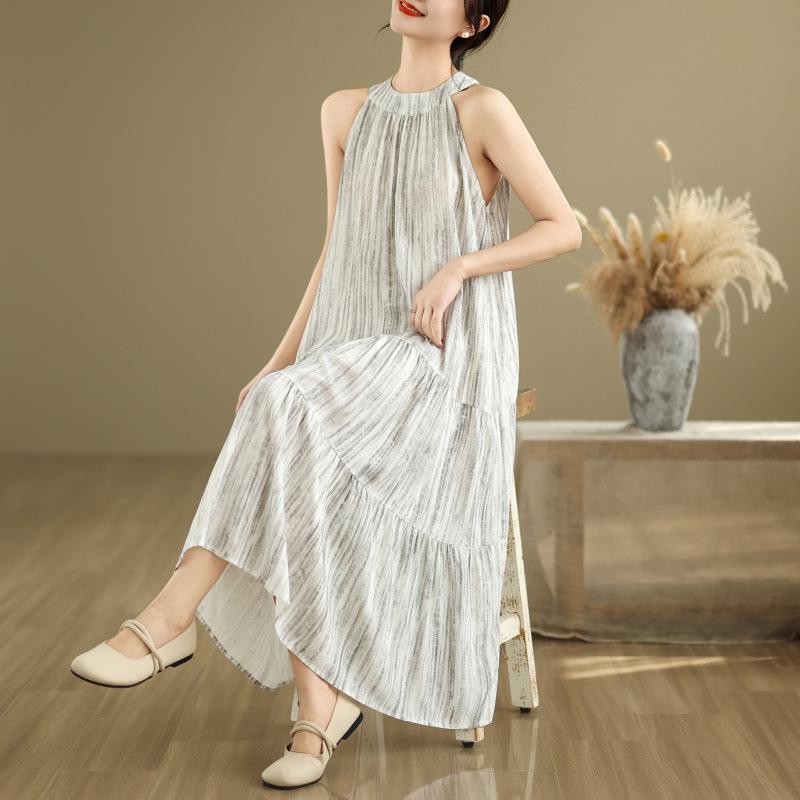 Летнее литературное платье из хлопка и льна без рукавов 2025 - Большой размер, однотонное, юбка с большим клешем Extra Extra Large светло-серый
Летнее литературное платье из хлопка и льна без рукавов 2025 - Большой размер, однотонное, юбка с большим клешем Extra Extra Large светло-серый