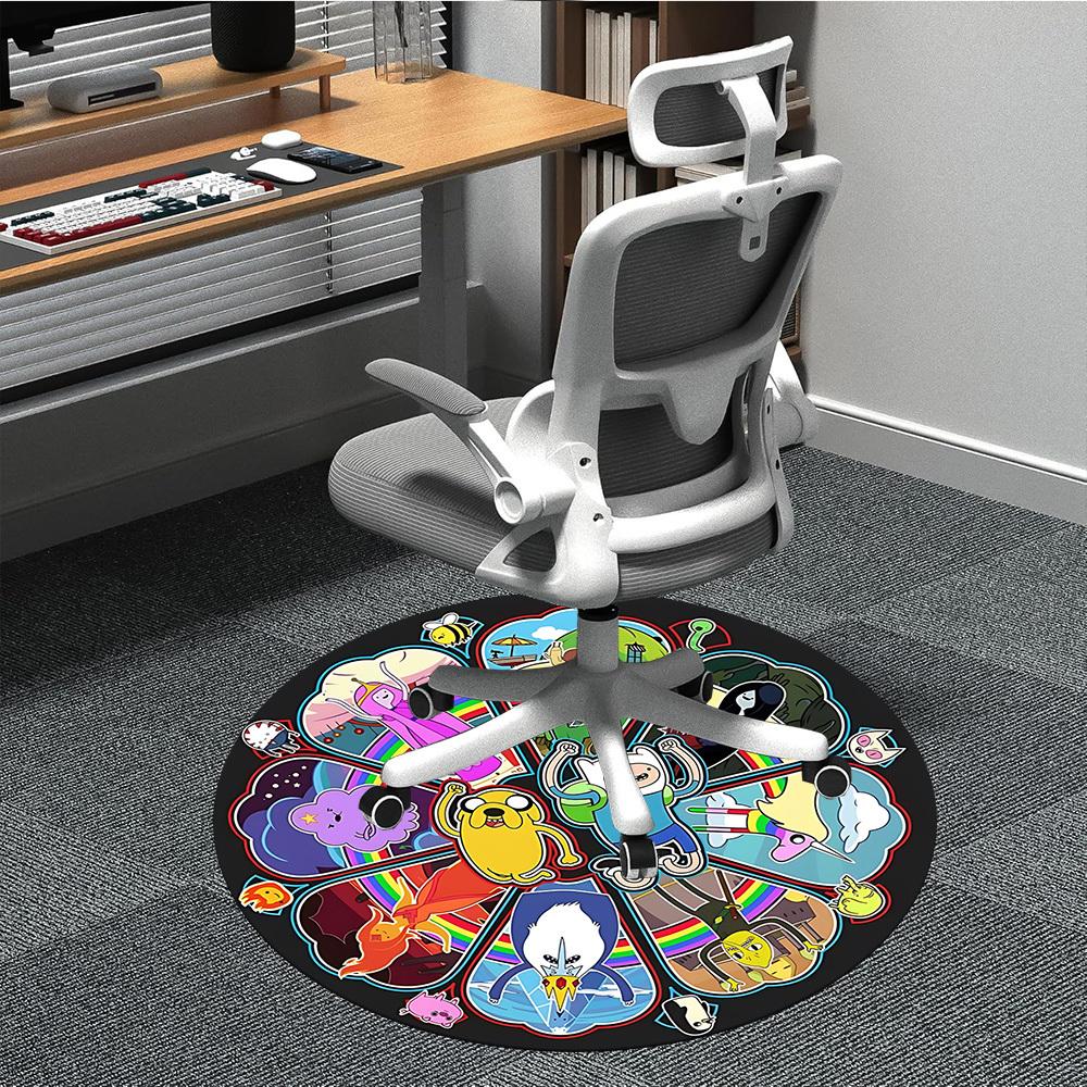 1pc Adventure-Time Chair Carpet for Office Non-Slip, Soft & Comfortable, Carpet for Office, Gaming, Lightweight Round Floor Mat yy251021008 80cm by 80cm
1pc Adventure-Time Chair Carpet for Office Non-Slip, Soft & Comfortable, Carpet for Office, Gaming, Lightweight Round Floor Mat yy251021008 80cm by 80cm