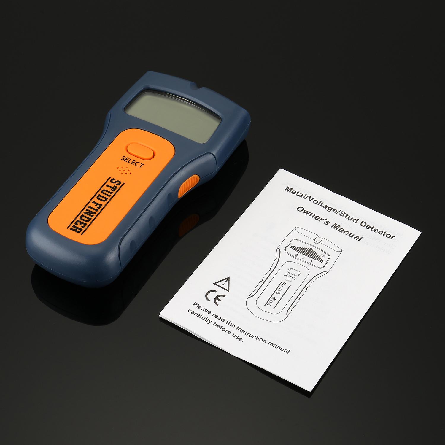 Sensor Finder Wood Sensor Metal Scanner Detection 5 in 1 Electronic LCD Display for Dry Board with Battery Detection
Sensor Finder Wood Sensor Metal Scanner Detection 5 in 1 Electronic LCD Display for Dry Board with Battery Detection