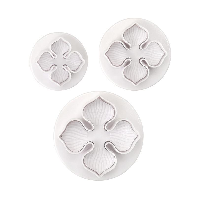 3Pcs Hydrangea Fondant Plunger Cutters, DIY cake and pastry emboss molds. Premium kitchen baking accessories
3Pcs Hydrangea Fondant Plunger Cutters, DIY cake and pastry emboss molds. Premium kitchen baking accessories