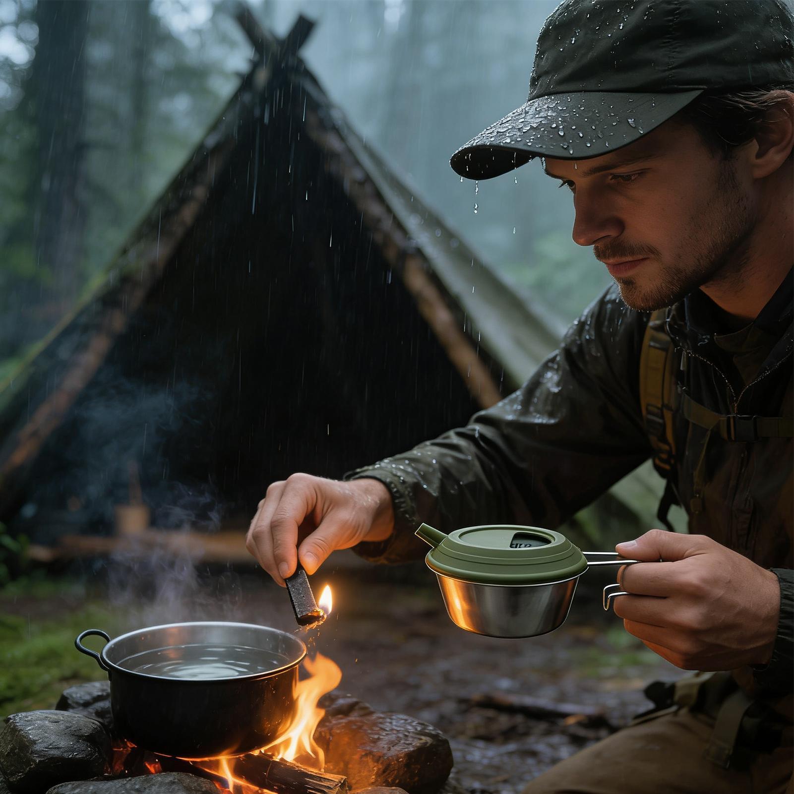 Camping Mug with Lid Stainless Steel Folding Handle with Silicone Lid Kettle Backpacking Cup for Travel Outdoor Hot Cold Coffee 300ml
Camping Mug with Lid Stainless Steel Folding Handle with Silicone Lid Kettle Backpacking Cup for Travel Outdoor Hot Cold Coffee 300ml