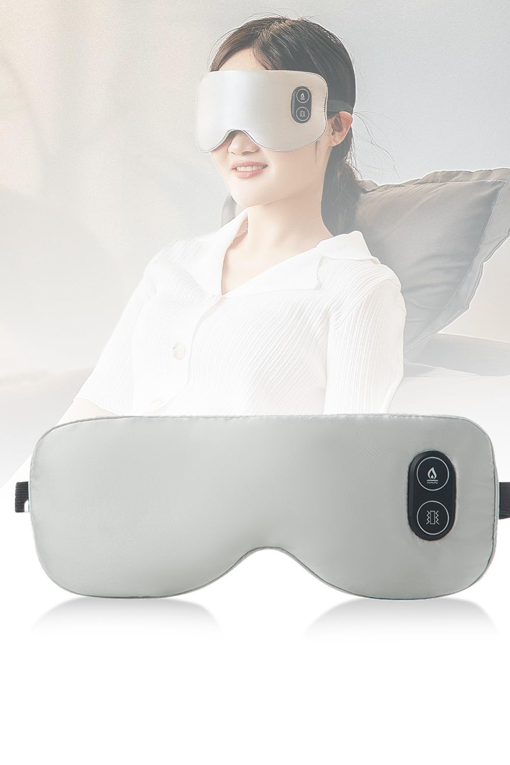 Beemyi Hot Eye Mask USB Rechargeable x Cordless Silk Technology 3 Temperature Levels 7 Vibration Rechargeable Cordless Eye Warmer for Light Sleep
Beemyi Hot Eye Mask USB Rechargeable x Cordless Silk Technology 3 Temperature Levels 7 Vibration Rechargeable Cordless Eye Warmer for Light Sleep