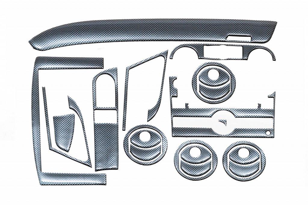 Накладки на панель (великий комплект) Карбон для Chevrolet Aveo T250 2005-2011 рр. 
Накладки на панель (великий комплект) Карбон для Chevrolet Aveo T250 2005-2011 рр.