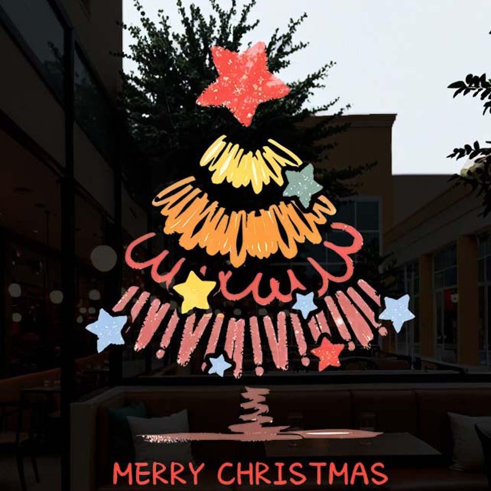 Colorful Christmas Tree Stickers Over Size PVC Festival Stickers Glass Electrostatic Film Shop Style 10
Colorful Christmas Tree Stickers Over Size PVC Festival Stickers Glass Electrostatic Film Shop Style 10