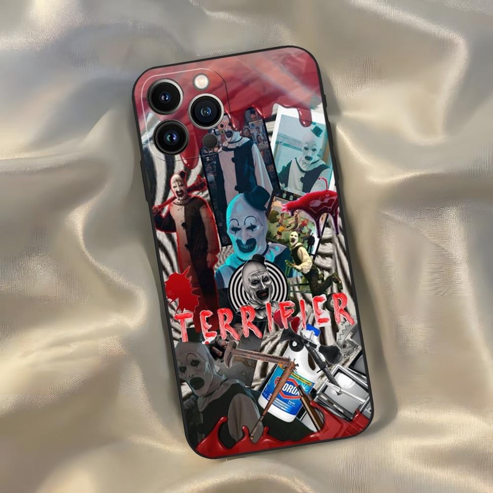 Horror Movie Terrifier Phone Case for Iphone 16 15 14 13 12 11 Pro Max Xr X Xs Mini 8 Plus SE 2022 Black Soft Silicone Cover iPhone14 Plus
Horror Movie Terrifier Phone Case for Iphone 16 15 14 13 12 11 Pro Max Xr X Xs Mini 8 Plus SE 2022 Black Soft Silicone Cover iPhone14 Plus