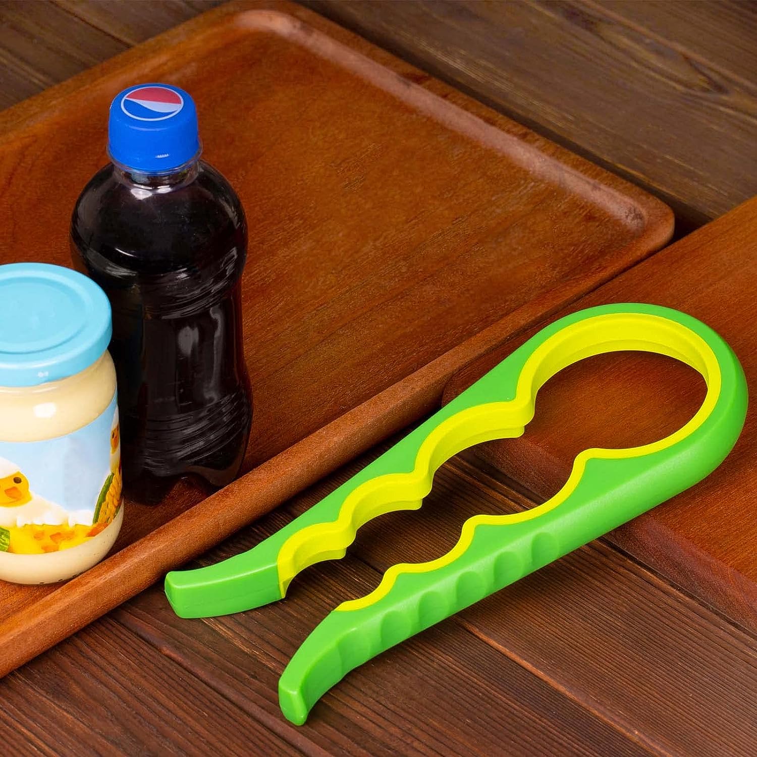 Відкривачка для банок Відкривачка для пляшок Захват для банок для ослаблених рук, людей похилого віку з артритом, дітей, 4 в 1, що не ковзає, відкривачка для банок, яка легко знімає кришки зелений
Відкривачка для банок Відкривачка для пляшок Захват для банок для ослаблених рук, людей похилого віку з артритом, дітей, 4 в 1, що не ковзає, відкривачка для банок, яка легко знімає кришки зелений