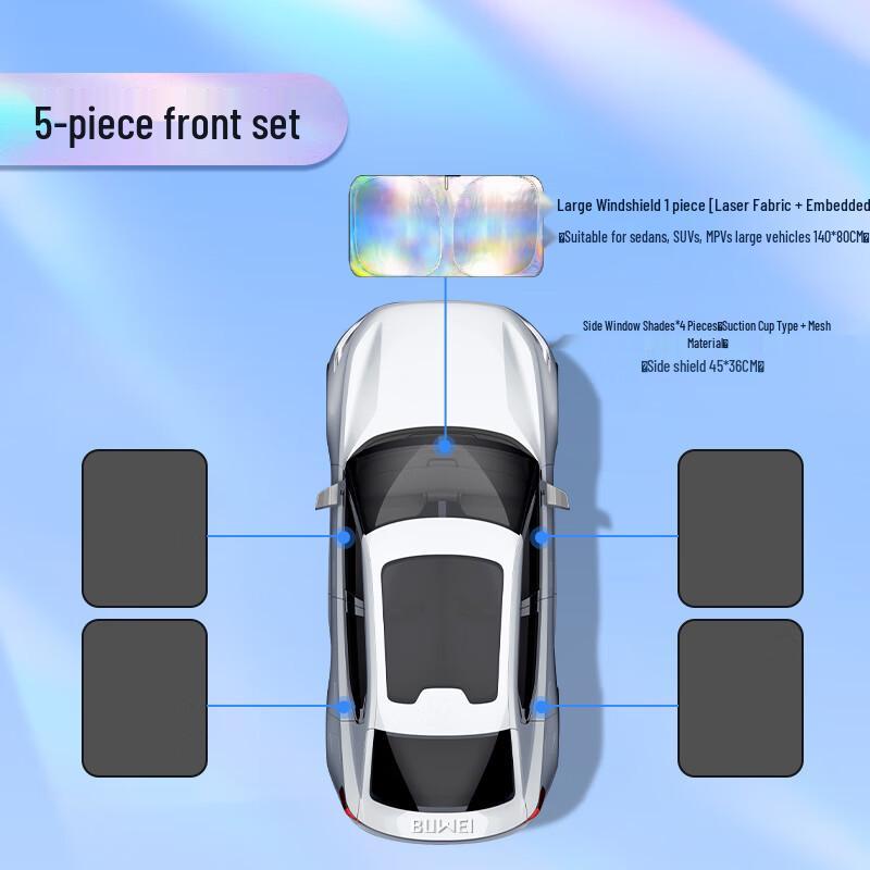 Car Windshield Sunshade with Anti-Blue Light, Heat Insulation, Sun Blocking, and Portable Storage.
Car Windshield Sunshade with Anti-Blue Light, Heat Insulation, Sun Blocking, and Portable Storage.