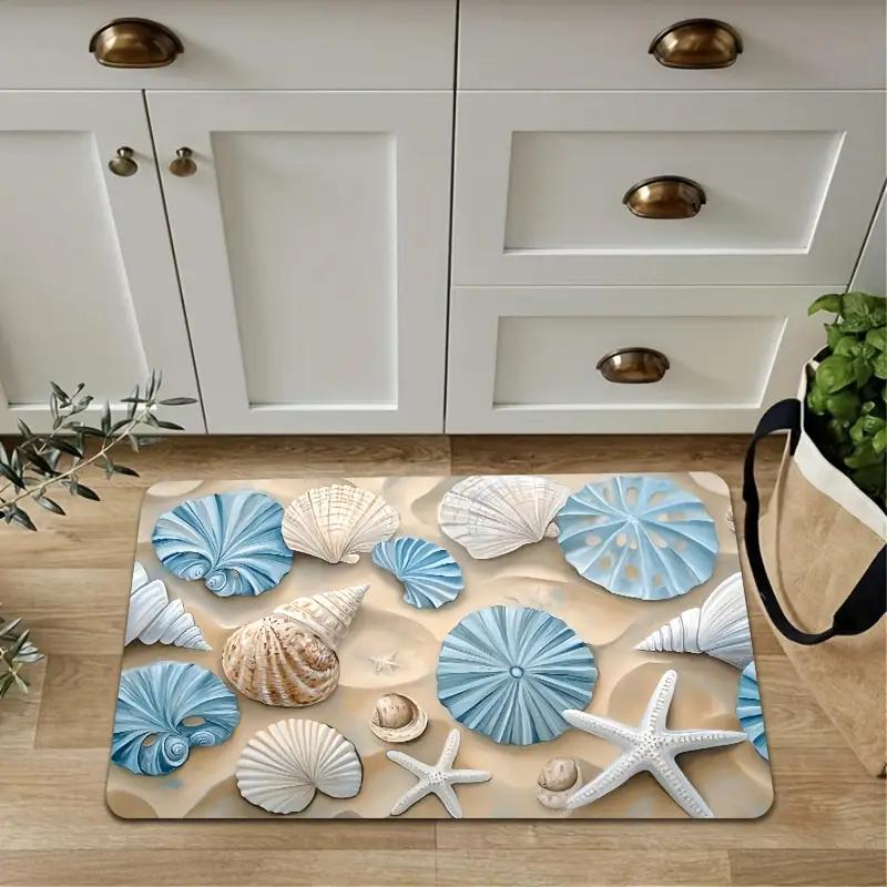 Beach Conch Shell Starfish Kitchen Mat Welcome Doormat Decor Corridor Balcony Laundry Room Rug Bathroom Anti-slip Floormat Decor 40cm x 60cm
Beach Conch Shell Starfish Kitchen Mat Welcome Doormat Decor Corridor Balcony Laundry Room Rug Bathroom Anti-slip Floormat Decor 40cm x 60cm