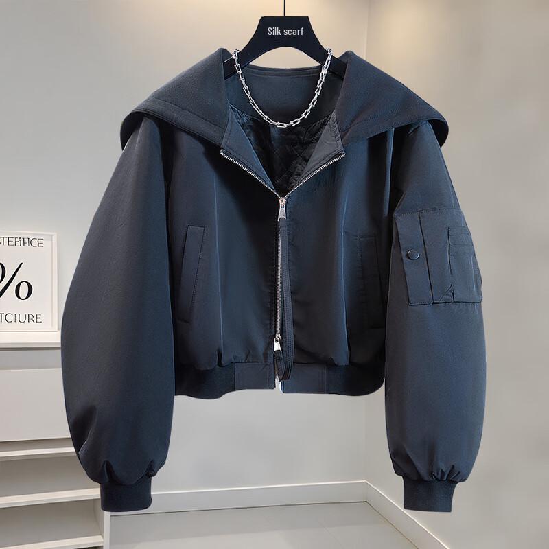 Женская однотонная повседневная бейсбольная куртка S
Женская однотонная повседневная бейсбольная куртка S