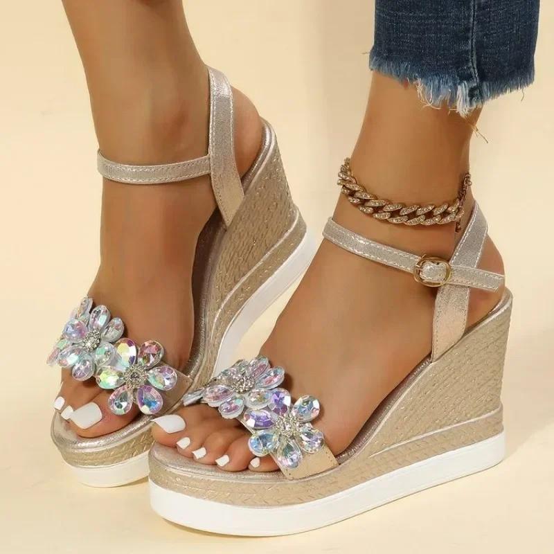 Women Summer Wedge Heel Sandals Platform Sandals Strap Open Toe Chunky Bottom Casual Shoes Gold Silver Pink Sandals 40
Women Summer Wedge Heel Sandals Platform Sandals Strap Open Toe Chunky Bottom Casual Shoes Gold Silver Pink Sandals 40