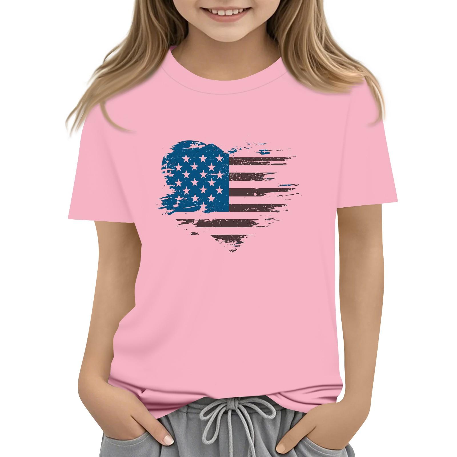 Children s Round-Neck Independence Day Short-Sleeved Casual T-shirt Top 140 розовый
Children s Round-Neck Independence Day Short-Sleeved Casual T-shirt Top 140 розовый