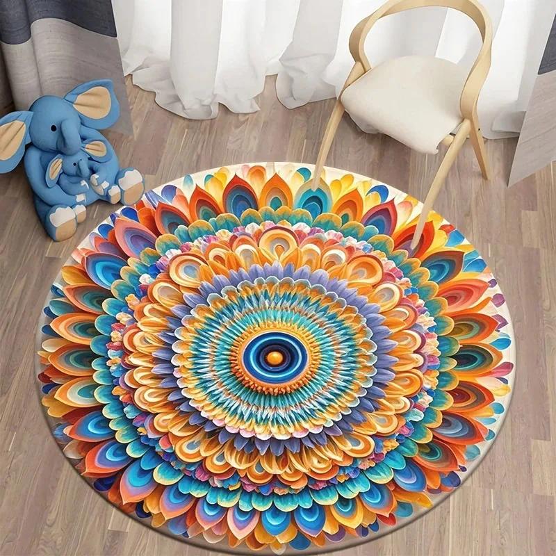 Retro Classic Swirl Round Soft Non-Slip Floor Mat Washable Living Room Art Gallery Traditional Home Decor Rug 60cm
Retro Classic Swirl Round Soft Non-Slip Floor Mat Washable Living Room Art Gallery Traditional Home Decor Rug 60cm