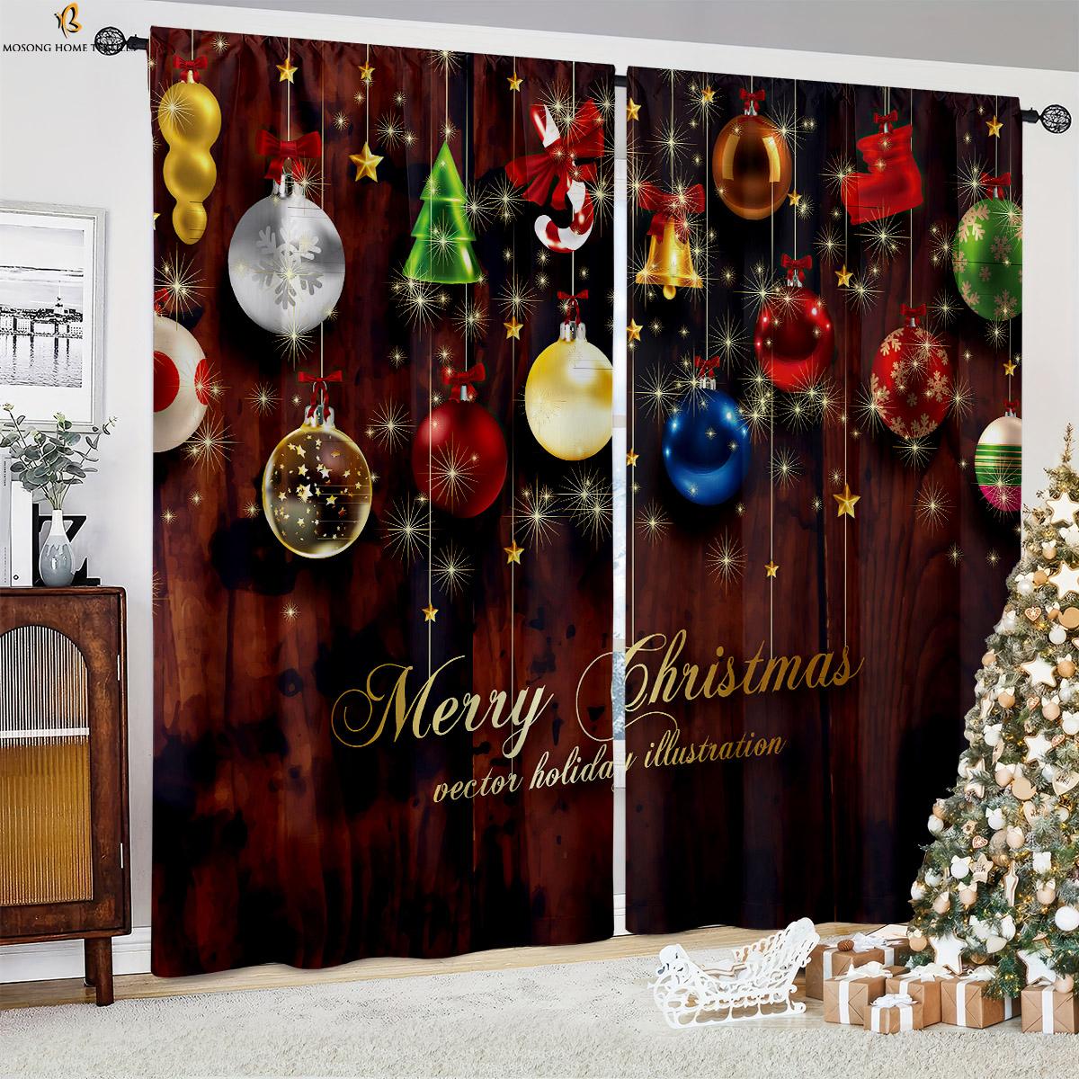 Christmas Tree Snowman Fireplace Cartoon Print Curtains Appropriate Designed For Bedroom Restaurant New Party Decoration Curtains 2PCS W50xH130(CM)x2PCS&Grommet Top
Christmas Tree Snowman Fireplace Cartoon Print Curtains Appropriate Designed For Bedroom Restaurant New Party Decoration Curtains 2PCS W50xH130(CM)x2PCS&Grommet Top