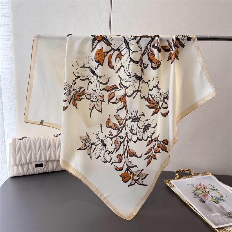 Printed Imitation Silk Yayun Magnolia Silk Scarf Square Scarf High-End Shawl Versatile Neck Small Square Scarf Headscarf Unilateral 66-70CM
Printed Imitation Silk Yayun Magnolia Silk Scarf Square Scarf High-End Shawl Versatile Neck Small Square Scarf Headscarf Unilateral 66-70CM