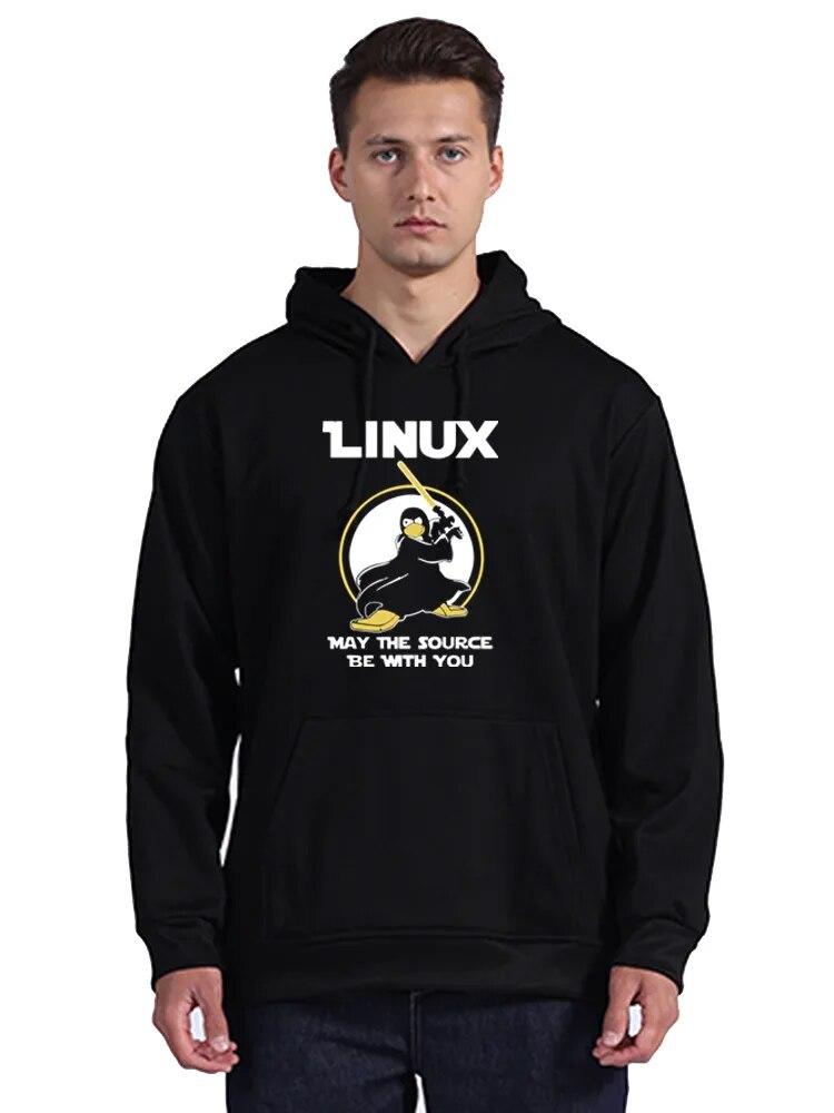 Linux May The Source Be With You Толстовка унисекс из хлопка с пингвином для программистов Толстовки для разработчиков Программирование Кодирование Nerd Coder Coat
Linux May The Source Be With You Толстовка унисекс из хлопка с пингвином для программистов Толстовки для разработчиков Программирование Кодирование Nerd Coder Coat