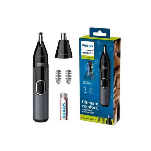 Триммер для носа и ушей Philips NT3600
Триммер для носа и ушей Philips NT3600