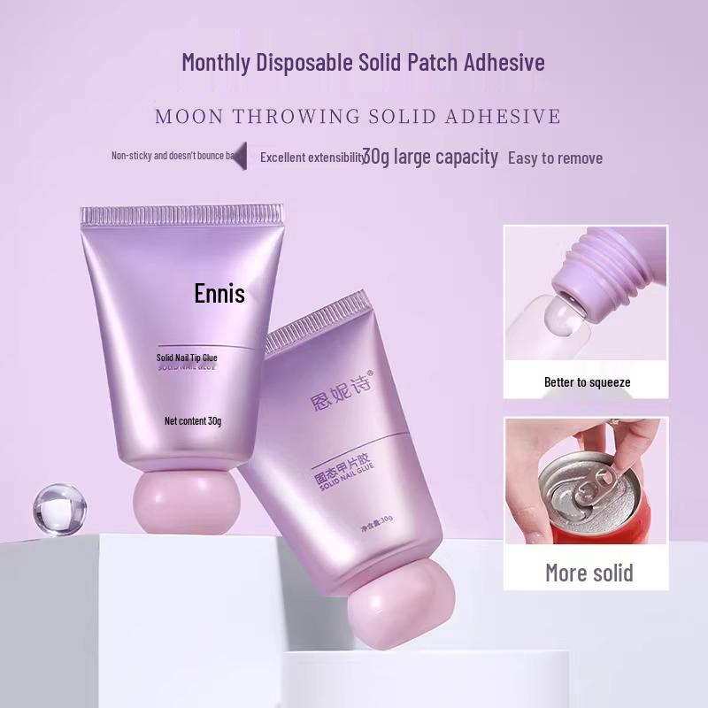 Enni s Monthly Disposable Nail Gel: Long-Lasting Solid Patch with Special Adhesive for Strong, Wearable Nail Tips.
Enni s Monthly Disposable Nail Gel: Long-Lasting Solid Patch with Special Adhesive for Strong, Wearable Nail Tips.