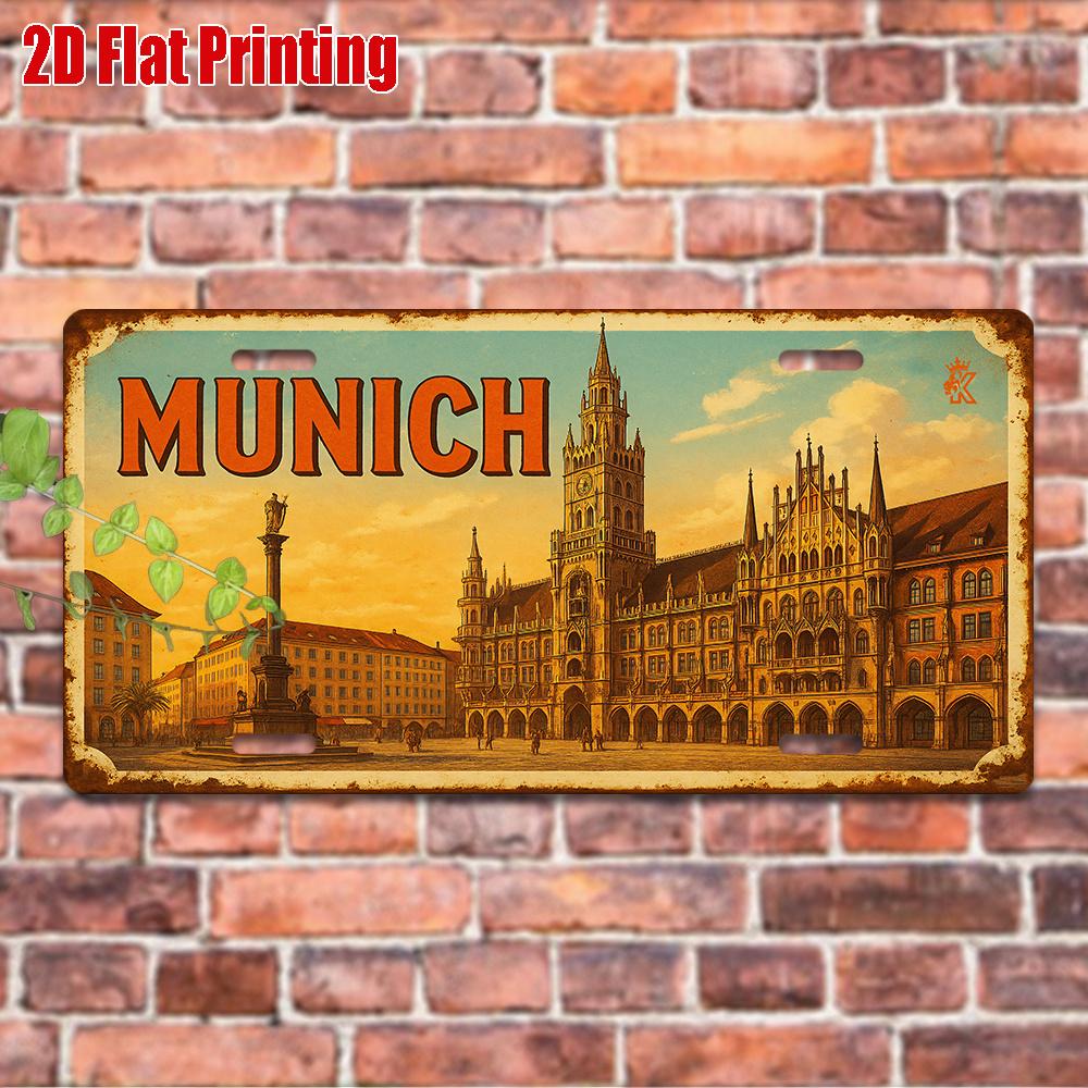 D Flatpc Vintage Metal Sign Outdoor Wall Art (cm xcm) MUNICH Aluminum Sign Home Decor City Decor Retro Landmark 15x30cm(5.9x7.8inch)
D Flatpc Vintage Metal Sign Outdoor Wall Art (cm xcm) MUNICH Aluminum Sign Home Decor City Decor Retro Landmark 15x30cm(5.9x7.8inch)