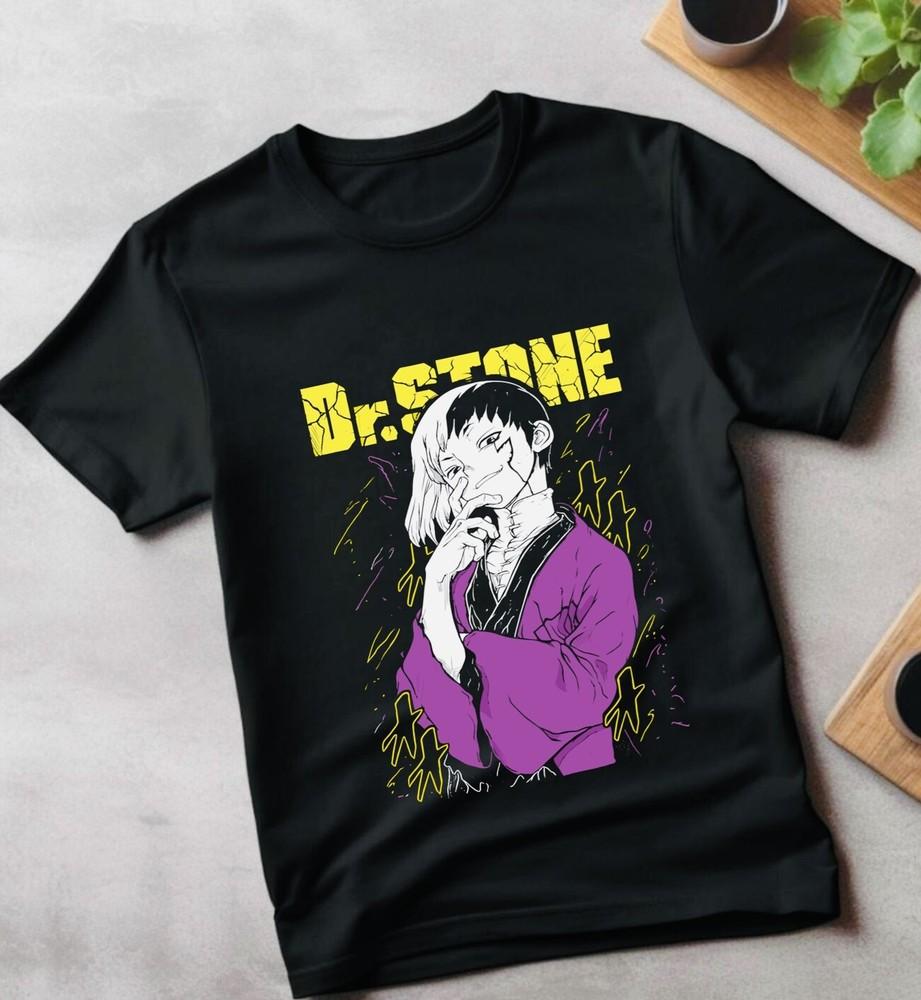 Gen Asagiri T-Shirt Dr.Stone Ryusui Senku Asagiri Seiyuu Black Shirt Soft Tee M
Gen Asagiri T-Shirt Dr.Stone Ryusui Senku Asagiri Seiyuu Black Shirt Soft Tee M