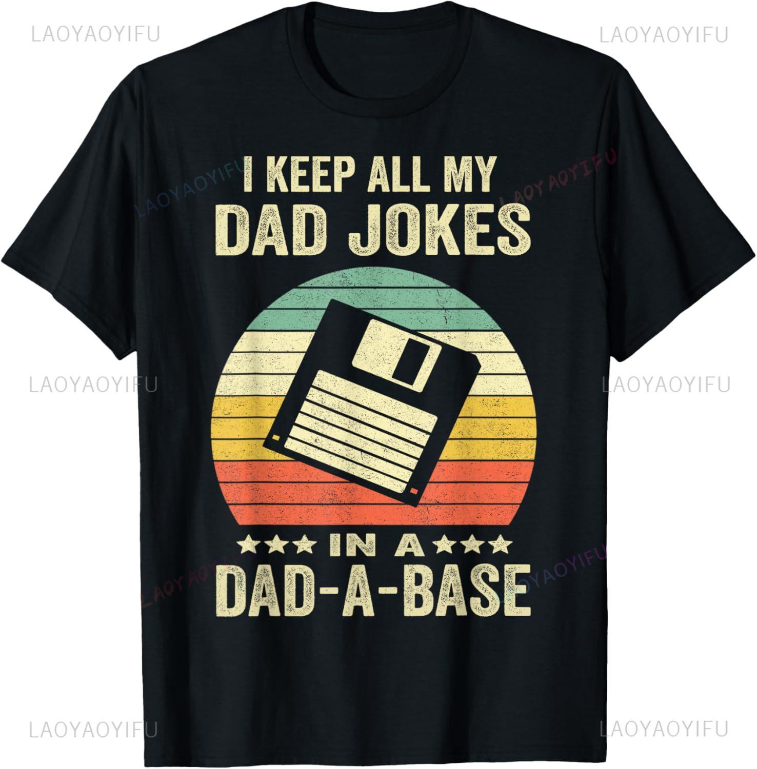 Mens Funny Dad Jokes in Dadabase Vintage for Fathers Day TShirt Unisex Summer Streetwear Tops Mens Clothing Ropa Hombre S
Mens Funny Dad Jokes in Dadabase Vintage for Fathers Day TShirt Unisex Summer Streetwear Tops Mens Clothing Ropa Hombre S
