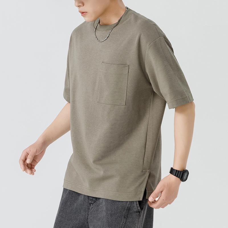 Футболка унисекс свободного покроя Kunhai Pengyun - летняя, в японском стиле, с коротким рукавом 2XL серый/зелёный
Футболка унисекс свободного покроя Kunhai Pengyun - летняя, в японском стиле, с коротким рукавом 2XL серый/зелёный