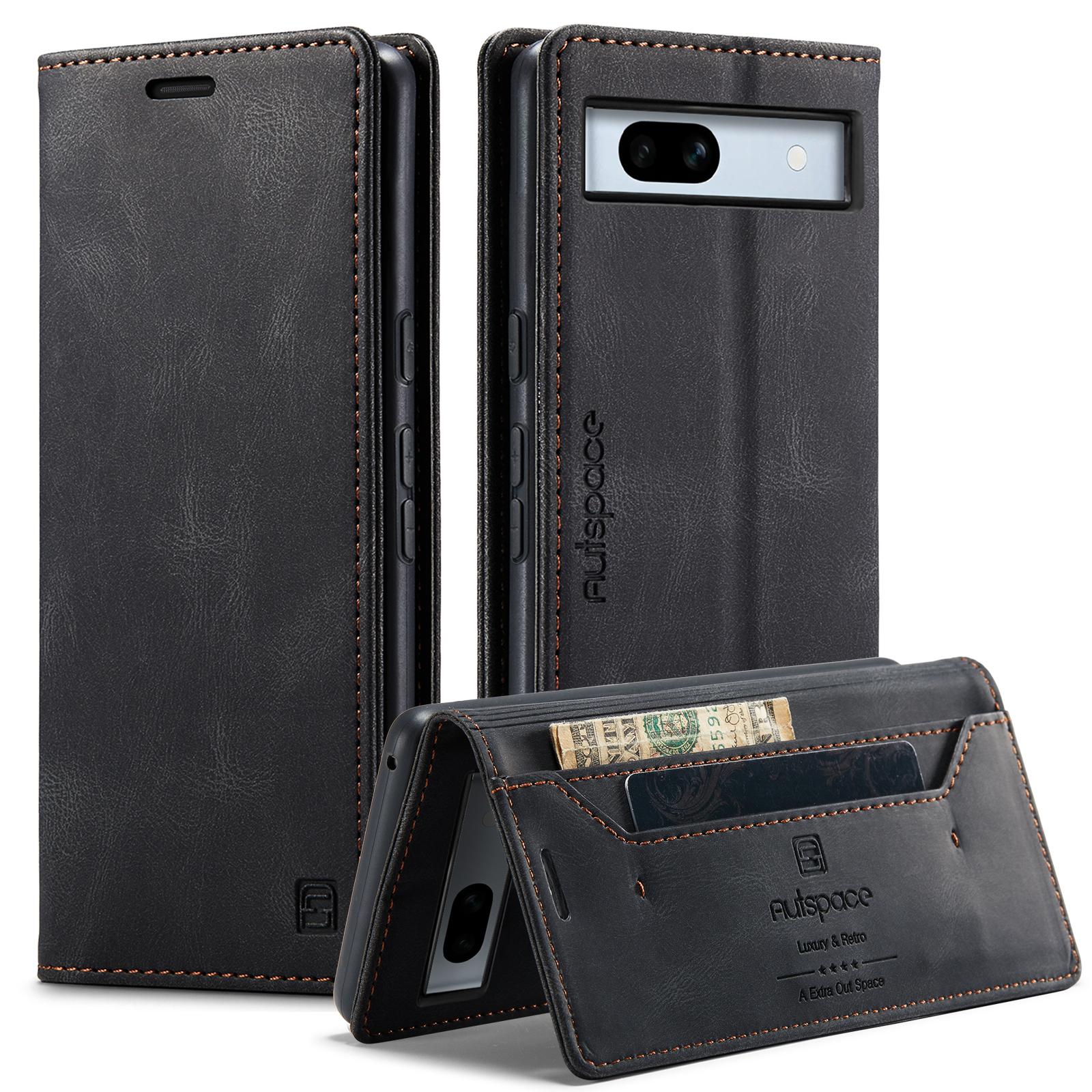 Для Google Pixel 7a Чехол-кошелек AUTSPACE A01 Кожаный чехол-подставка с держателем для карт с RFID-блокировкой Black
Для Google Pixel 7a Чехол-кошелек AUTSPACE A01 Кожаный чехол-подставка с держателем для карт с RFID-блокировкой Black