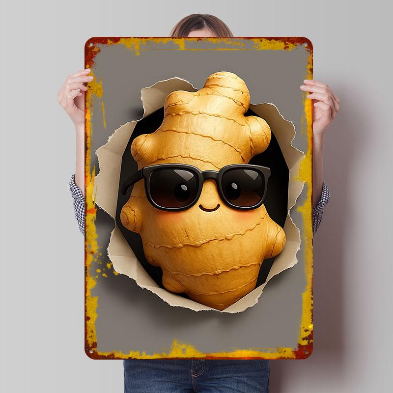 Cool Ginger Root Character Poster Customized Wall Art Vintage Metal Signs Retro Tin Plaque for Man Cave Coffee Bar Accessories 20x30cm(7.8x11.8inch)
Cool Ginger Root Character Poster Customized Wall Art Vintage Metal Signs Retro Tin Plaque for Man Cave Coffee Bar Accessories 20x30cm(7.8x11.8inch)