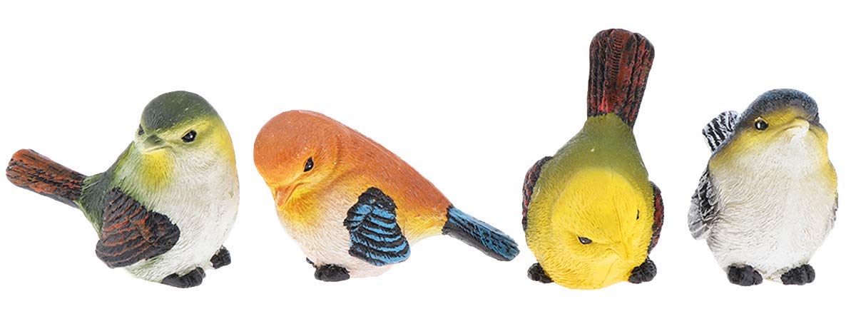 elrinrin Gardening Figurine Interior Garden Ornament Bird Object Garden Set of 4 Birds Small Bird (Набір кольорів Small Bird4)
elrinrin Gardening Figurine Interior Garden Ornament Bird Object Garden Set of 4 Birds Small Bird (Набір кольорів Small Bird4)