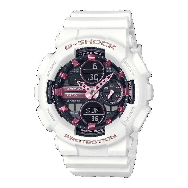 Casio Men s Resin 200M Water Resistant Digital Shock Resistant Quartz Watch GMA-S140M-7A белый
Casio Men s Resin 200M Water Resistant Digital Shock Resistant Quartz Watch GMA-S140M-7A белый