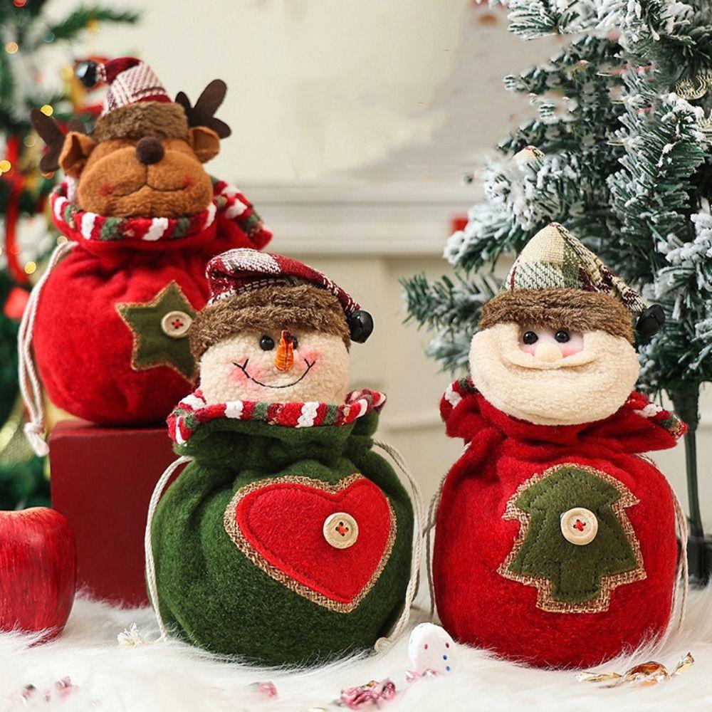 Cloth Christmas Candy Bag Plush Christmas Gift Drawstring Bags Santa Claus Gift Bags Female/Girls Style 6
Cloth Christmas Candy Bag Plush Christmas Gift Drawstring Bags Santa Claus Gift Bags Female/Girls Style 6