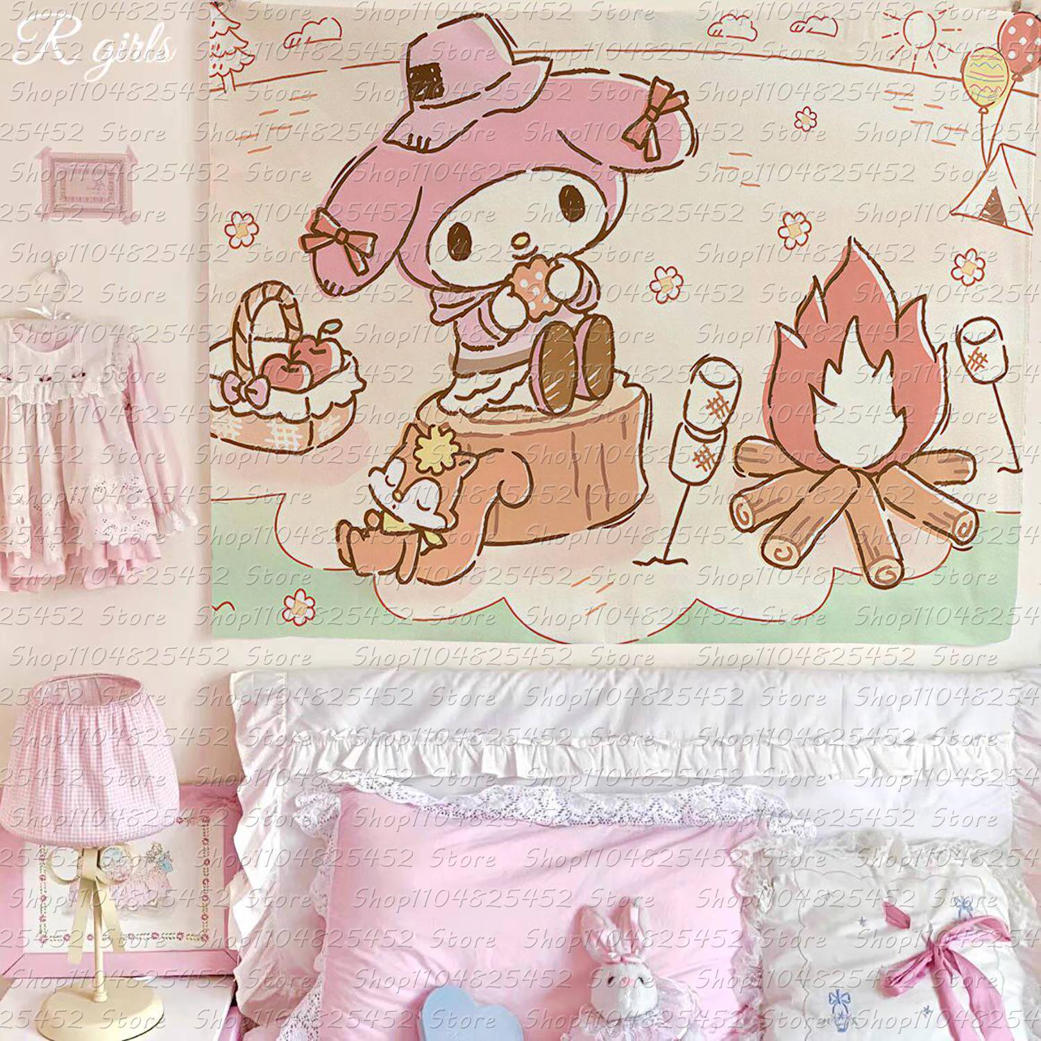 Melody Mouse Pink Tapestry 2D Single Print Cute Wall Hanging Home Bedroom Living Room Sanrio Theme Decor Indoor Use Tapestry 74x94cm(29x37in)
Melody Mouse Pink Tapestry 2D Single Print Cute Wall Hanging Home Bedroom Living Room Sanrio Theme Decor Indoor Use Tapestry 74x94cm(29x37in)