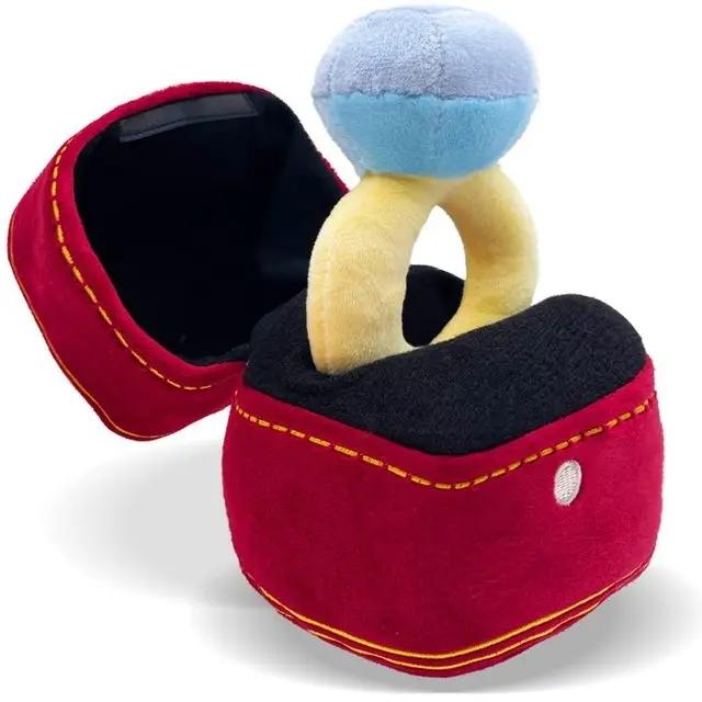 Diamond Ring Box Plush Toy for Dog Super Big Rings Box Set Puppy Dogs Interested Toys Puppies Creative Cute Soft Toys INS 19cm красный
Diamond Ring Box Plush Toy for Dog Super Big Rings Box Set Puppy Dogs Interested Toys Puppies Creative Cute Soft Toys INS 19cm красный