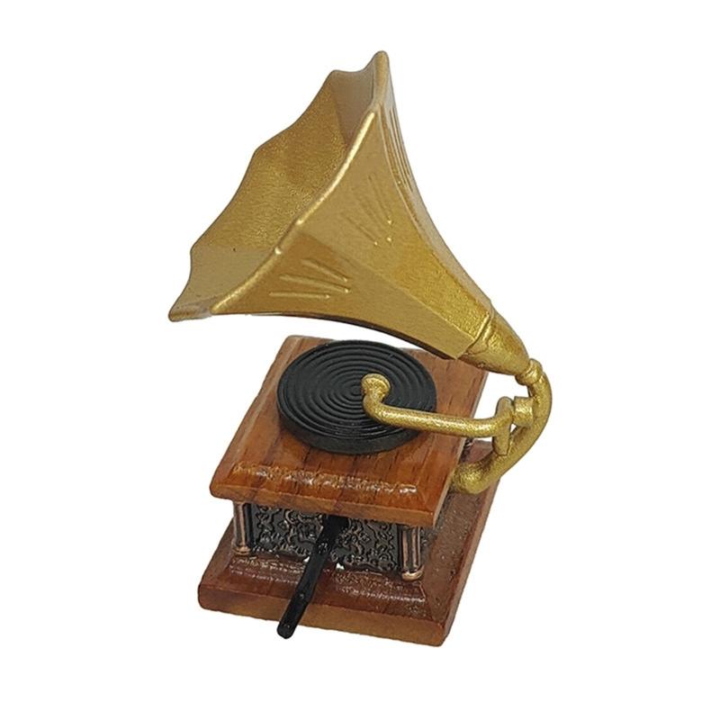 Record Player Miniature Gramophone Dollhouses Accessory Perfect for Retro Enthusiasts and Unique Home Decors 1
Record Player Miniature Gramophone Dollhouses Accessory Perfect for Retro Enthusiasts and Unique Home Decors 1