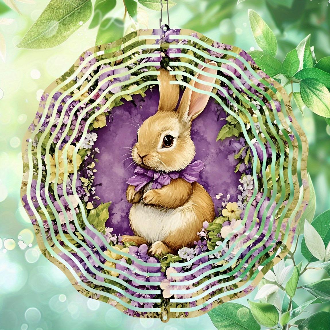 Easter Bunny Wind Spinner Kinetic Metal Hanging Ornament for Home Garden Decor Gift Windmill Wind Sculpture Outdoor Yard Art 01A
Easter Bunny Wind Spinner Kinetic Metal Hanging Ornament for Home Garden Decor Gift Windmill Wind Sculpture Outdoor Yard Art 01A