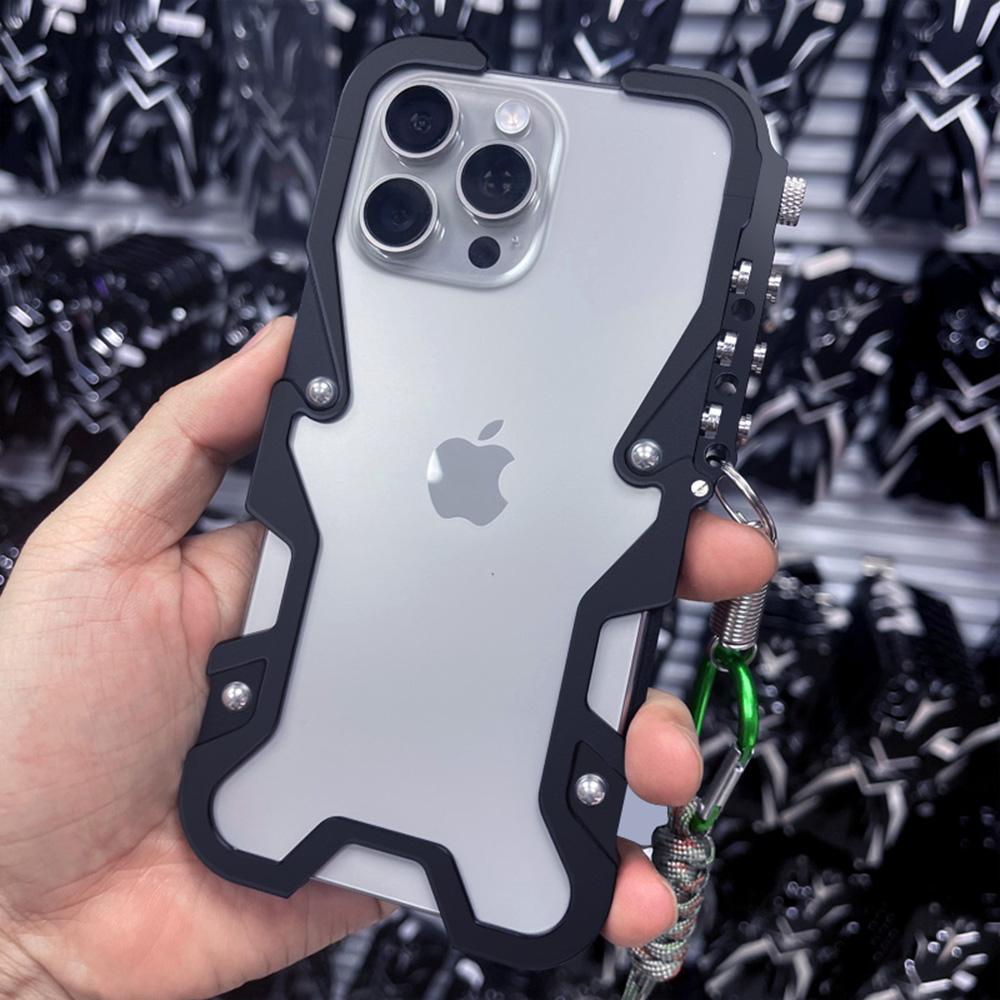 For iPhone 16 Pro Max Bumper Case Aluminium Alloy Metal Phone Shell Cover Silver
For iPhone 16 Pro Max Bumper Case Aluminium Alloy Metal Phone Shell Cover Silver